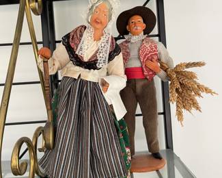 Pair Of Santons De Provence