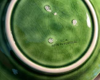 1950's Portuguese Cabbage Pattern Plates