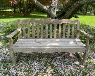 Outdoor Wooden Bench