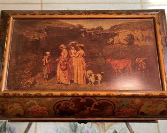 Adam Style Painted Reserve Jewelry Box