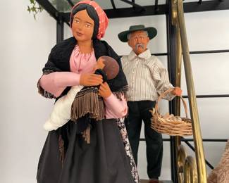 Pair Of Santons De Provence