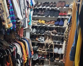 Ladies clothing, shoes and purses