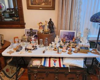 Julio Iglesias  portrait old trunk