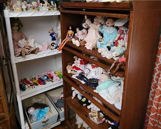 More dolls and barrister bookcase
