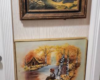 Variety of art and mirrors