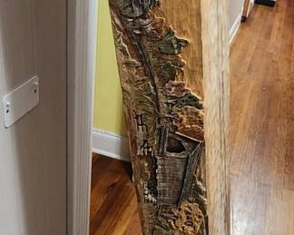 Front view of Mantel