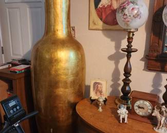 Very large gold vase