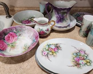 More china painted by Doris Kersh