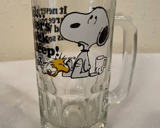 Woodstock & Snoopy collectible mug
