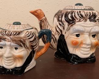 Japanese Toby Jug teapot & sugar