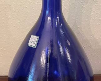 cobalt bulb vase