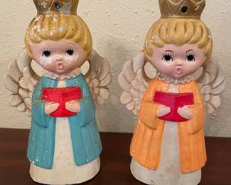 Homeco angel candle holders (sold as a pair)
