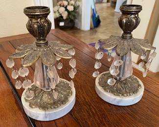 Hollywood Regency candlesticks