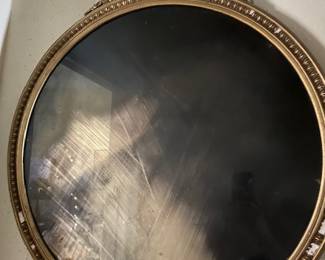 round "Goth" mirror