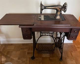 antique "A" series Singer machine