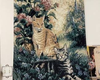 cat tapestry