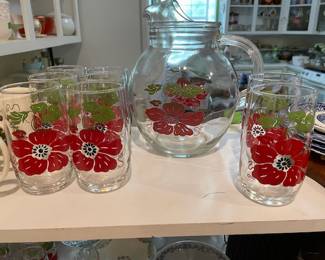 9 pc hibiscus set