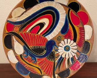 painted Mexican platter