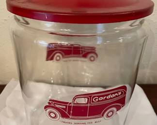 Gordon's sweets/crackers jar