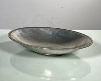 ARTE ITALICA PLATTER | Made in Italy Arte Italica metal platter stamped 95% on back. -  l. 16 x w. 11 x h. 2.5 in

