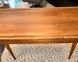 Great Looking Teak MCM Style Desk by Crate & Barrel