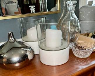 Decor items including Sonos Speaker 