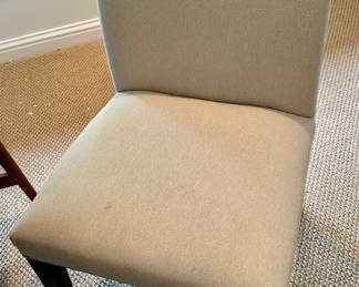 West Elm desk with 3 Drawers and upholstered desk chair