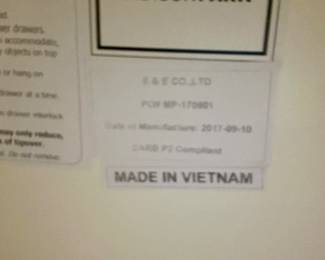 Cool Sofa Table with Lower Tier for Storage or Decor.  Shown with Mirrored Table Lamp