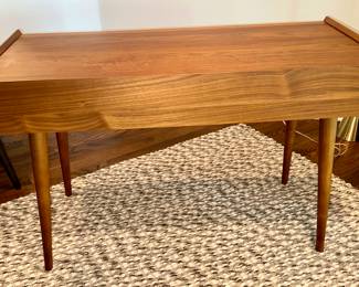 Great Looking Teak MCM Style Desk by Crate & Barrel