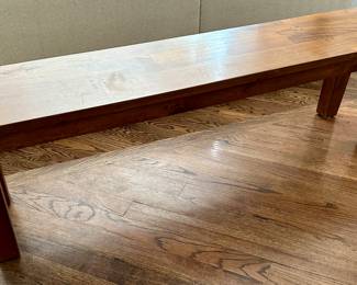 Matching Crate & Barrel Bench for Dining Table