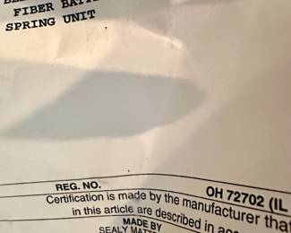 Twin XL Bed frame by West Elm and mattress by Sealy Posturpedic