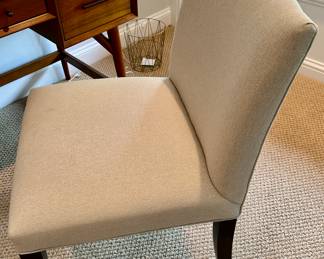 West Elm desk with 3 Drawers and upholstered desk chair