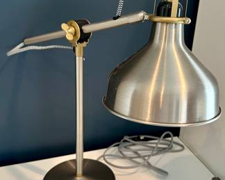 Awesome brushed Nickel adjustable desk lamp