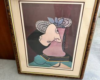Picasso numbered print