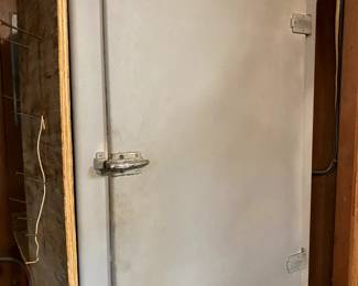 Old Refrigerator was used to store welding rods and accessories.
