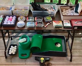 Lots of golf gear…