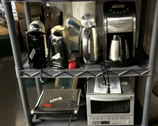 Lots of small appliances.