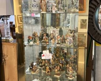 We have a pair of these beautiful mirrored display cabinets.