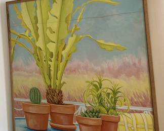 This is another of the framed art that can be found in this sale.