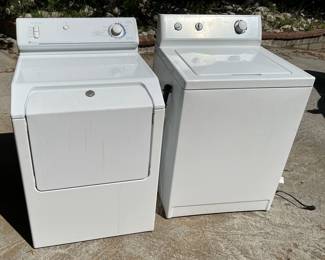 This washer and dryer set is available.