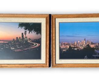 S/N Doug Plager Seattle Skyline Photography Prints - 980/1500	