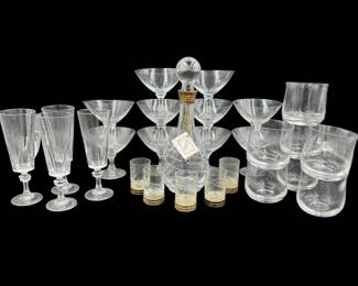Vintage Bar Stemware - Orrefors, Princess House, +	
