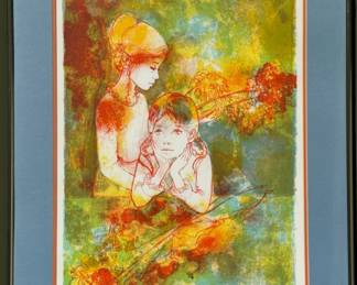 S/N Jean-Baptiste Valadie Vintage Litho Art Print - 158/275	