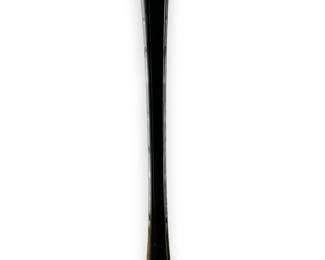 Clear Cased Black Glass Eiffel Tower Vase - 27.5"	