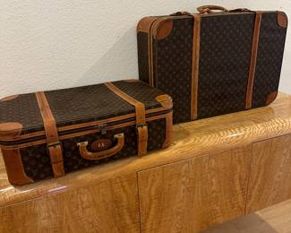 Vintage Louis Vuitton suit cases