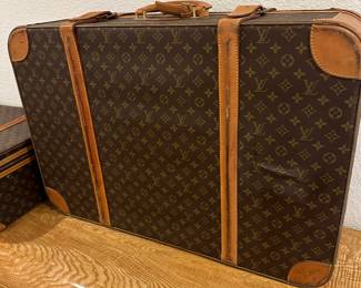 Vintage Louis Vuitton suit cases