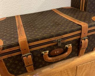 Vintage Louis Vuitton suit cases