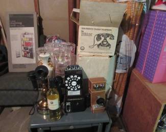 Jim Beam liquor decanters - telephones and others