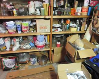 plenty to go through - pots and pans - kitchen items, etc.