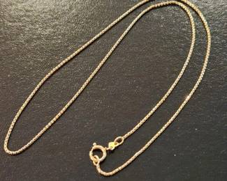 Rope Chain Marked 14K